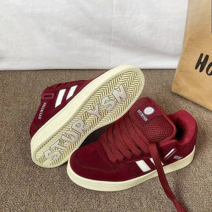UrbanStep – Trendiga och bekväma – Bordeauxröda sneakers