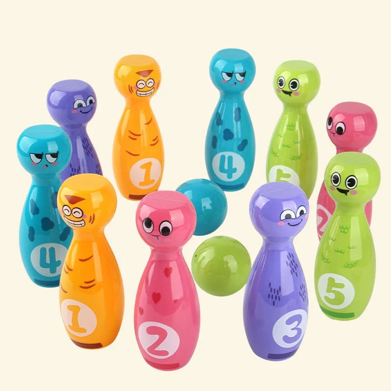 Bowling Game Set - Färgglatt & roligt – leksakskegelsats