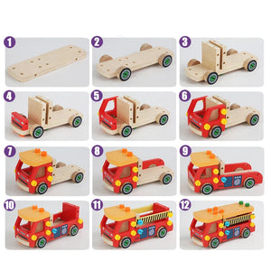 Woods™ - Finmotorik och koordination - Leksaksbyggnadsfordon