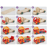 Woods™ - Finmotorik och koordination - Leksaksbyggnadsfordon