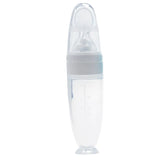 Silicone Feeding Bottle™ -  Matstund med sked - Matningsflaska i silikon