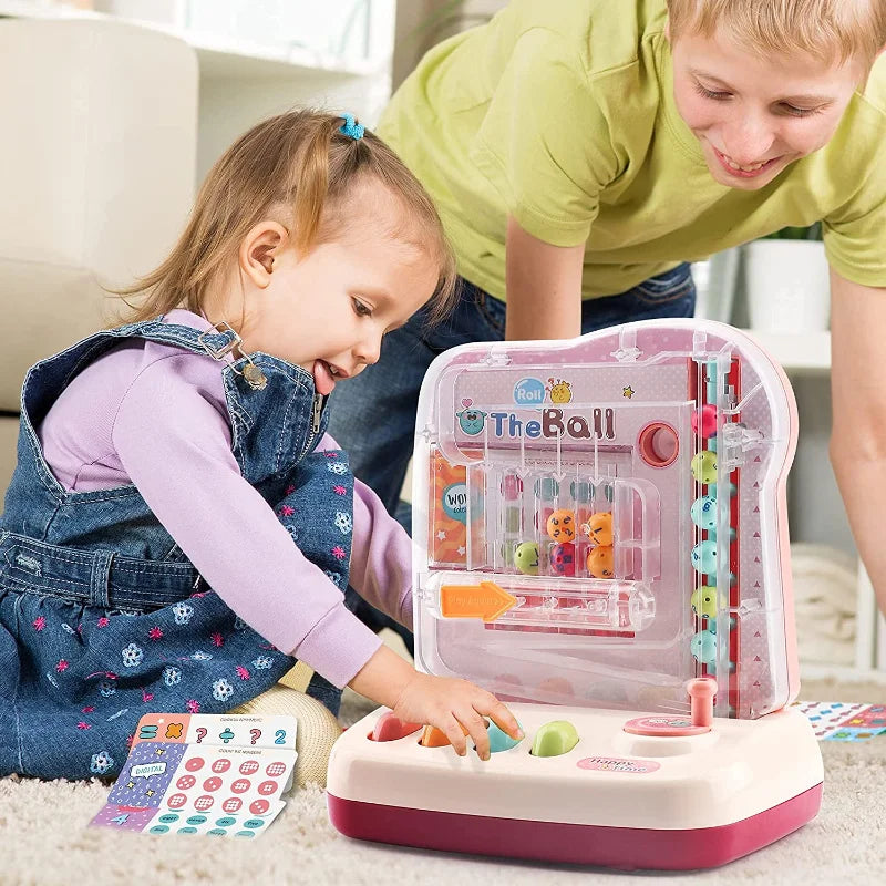 Montessori Math Track Game – Lärande & Logik – Bollbana