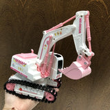 Pink Power Digger™ – Grävparty för flickor - Radiostyrd grävmaskin