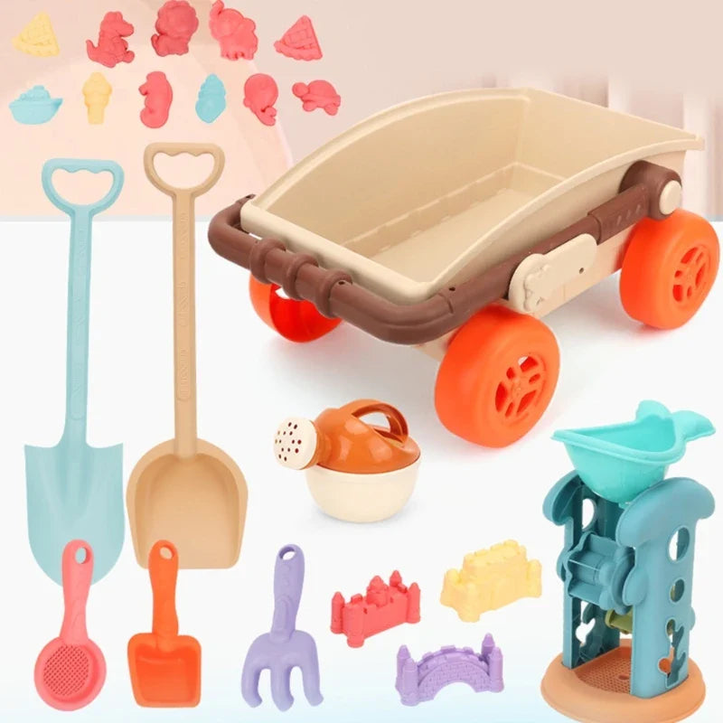 Beach Cart Set™ – Sommaraktiviteter i sand – Strandspel Set