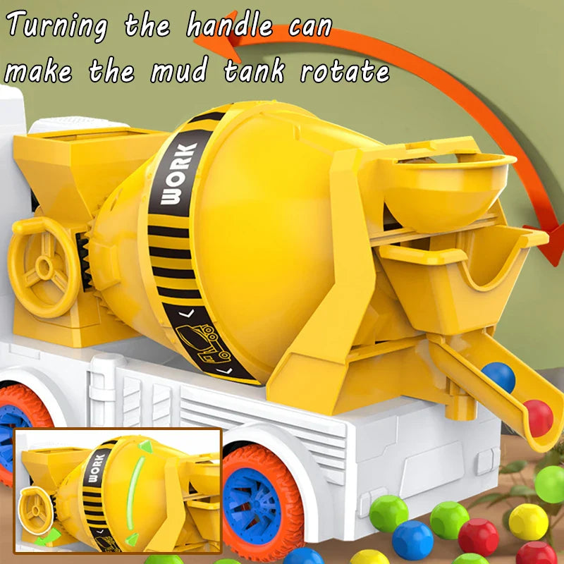 Power Mixer Truck™ – Vänd och bygg roligt – Leksaksbyggnadsfordon