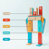 MagPlayer – Kreativt & Motorik – DIY Trämagnetiska byggklossar