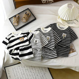 Kids Stripe Outfit – Trendigt & bekvämt – Sommaroutfit för barn