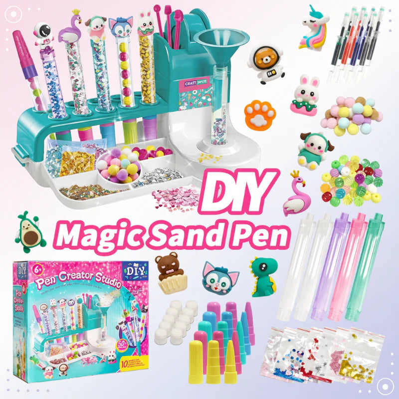 DIY Sand Art Pen – Kreativt & lärorikt – Pen Creator-lekset
