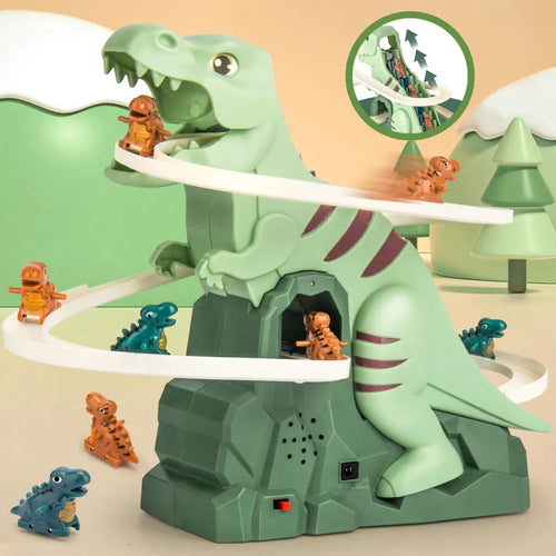 Dino Slide™ – Mini berg-och-dalbana kul - Dino glidbana