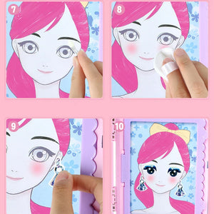 Glam Draw - Fantasi & kul - Makeup-teckenset