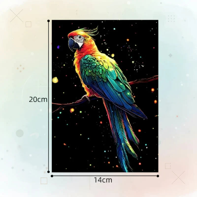 GlowArt – Glow-in-the-dark – Skrapkortsset