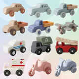 Montessori Silicone Toy Car – Säker & bettvänlig – Bittleksak i silikon i form av ett fordon