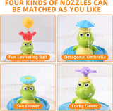 Light Up Crocodile Bath Toy – Interaktivt & vattenlek – Krokodilfontän, badleksaker