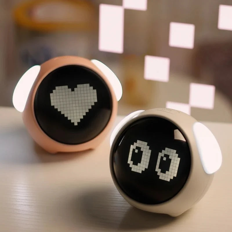 Cute Expression Alarm Clock – Söt & praktisk – väckarklocka för barn