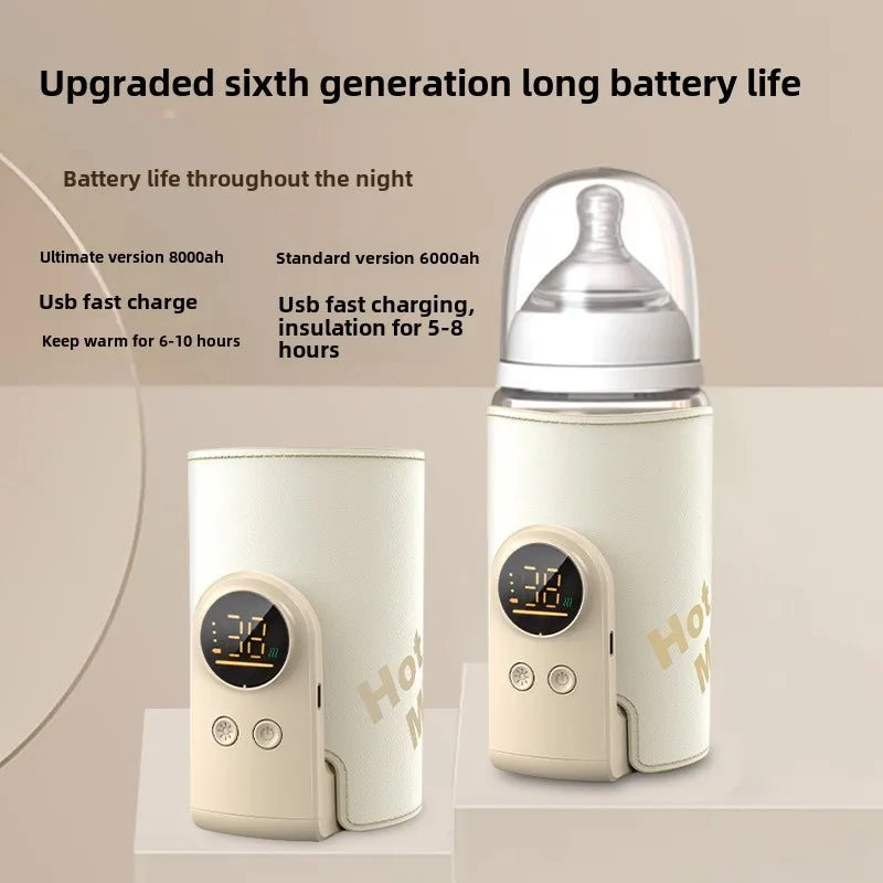 SmartBottle - Alltid varm och redo - Trådlös uppladdningsbar mjölkvärmare