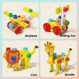 AnimalFix – Lekfullt & smart – Verktygsset med träfigurer