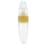 Silicone Feeding Bottle™ -  Matstund med sked - Matningsflaska i silikon