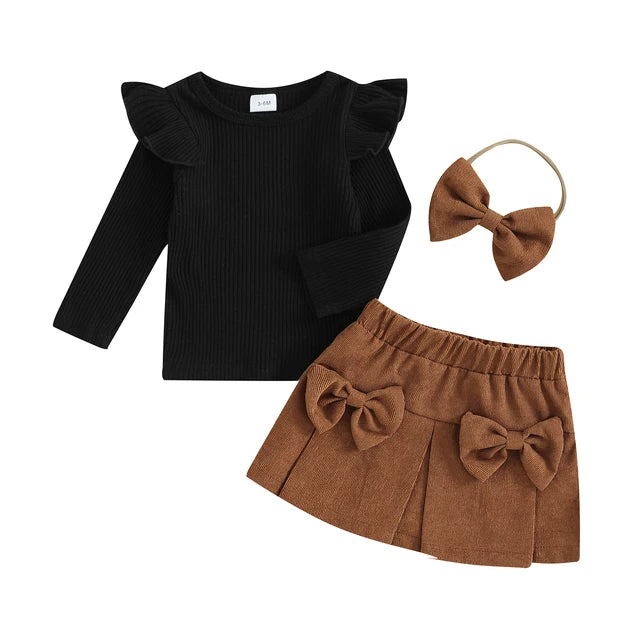 Mini Fashion™ - Topp och kjol med hårband