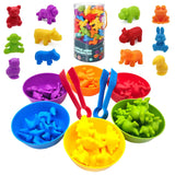 Rainbow Teddy Bears Toys™ - Pedagogisk & kreativ - Räknande regnbågsbjörnar
