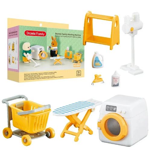 Mini Washing Machine Set™ - Roligt och lärorikt - lekfullt minitvättställ