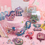 DIY Crystal Keychain Kit – Kreativt & lekfullt – Pysselkit för nyckelringar