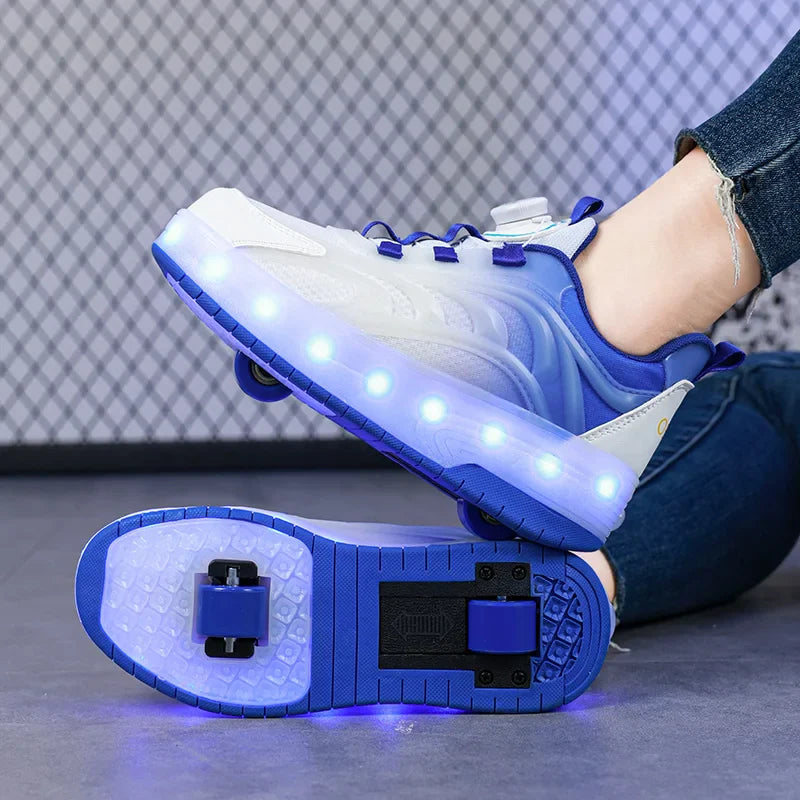 Light-Up Skate Shoes – LED & bekväma – självlysande sneakers
