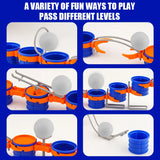 Cup Jump Ball Game – Aktivt & interaktivt – Puff Ball sällskapsspel