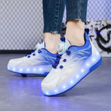 Light-Up Skate Shoes – LED & bekväma – självlysande sneakers