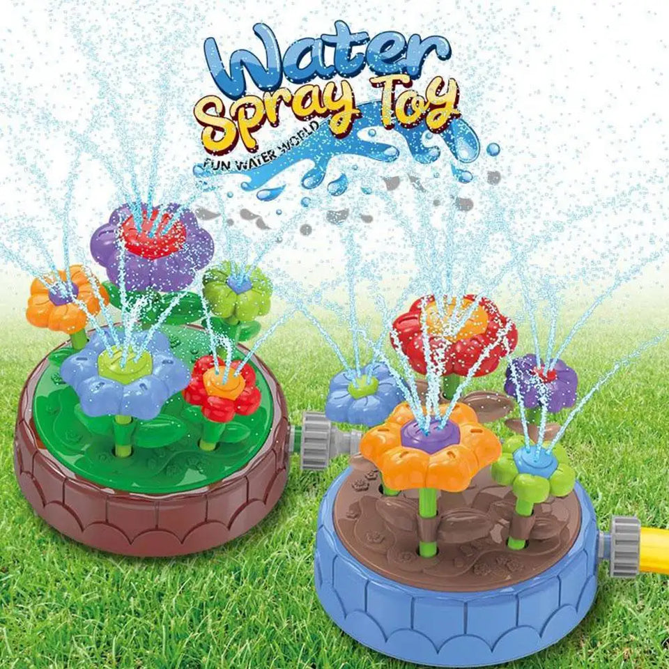 Aqua Bloom - Vrid & Spruta - Vattenleksak Blommor Sprinkler
