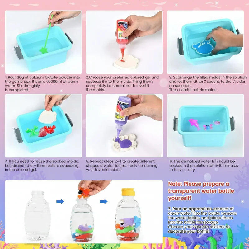 Magic Gel Water Beads – Kreativt & sensoriskt – Vattenformningsset