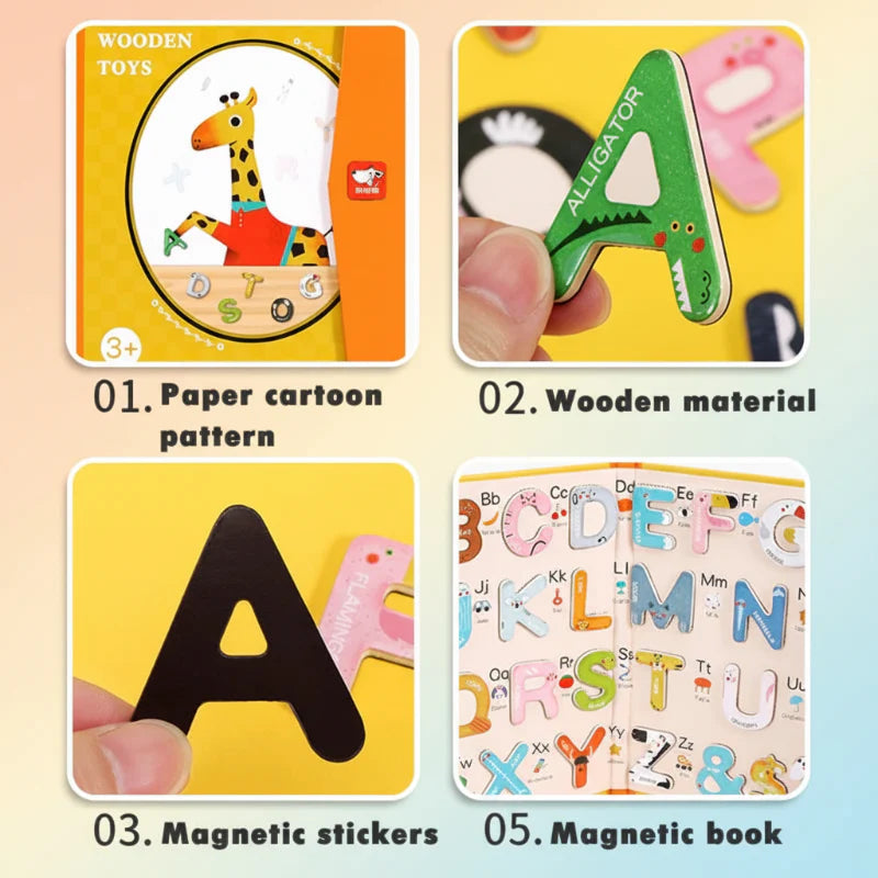LittleSpeller – Kreativt & Lärorikt – Alfabet Pusselbok