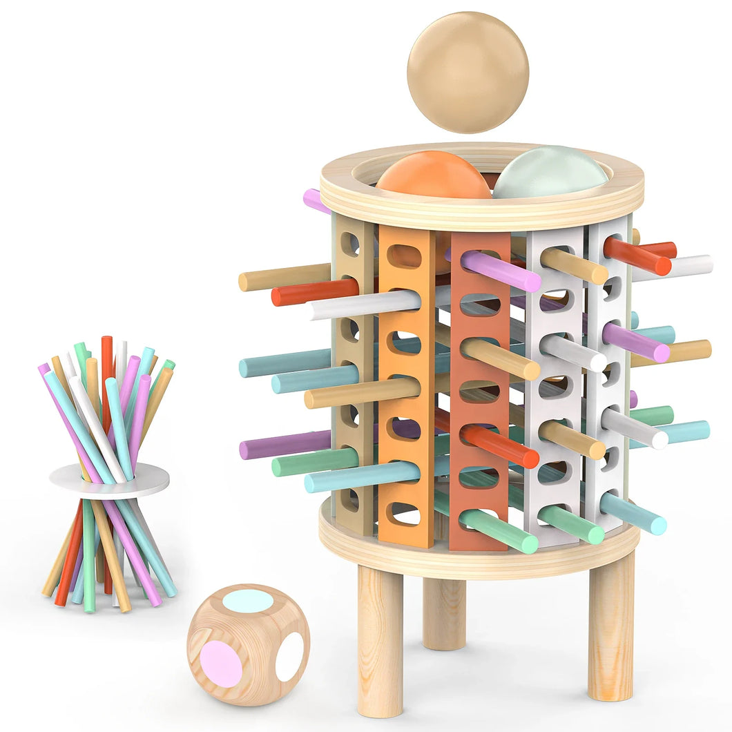 Balance Tower™ – Stapla och räkna – Tänkespel i trä