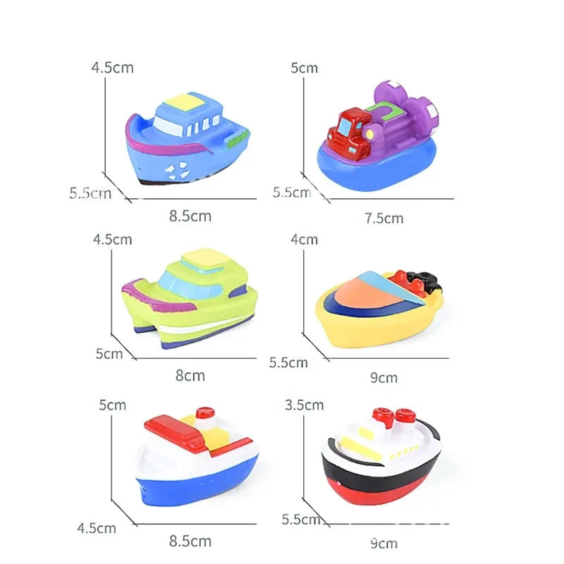 Bath Boat Set™ – Plaskande kul i badet - leksaksbåtar