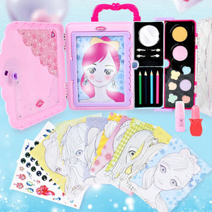 Glam Draw - Fantasi & kul - Makeup-teckenset