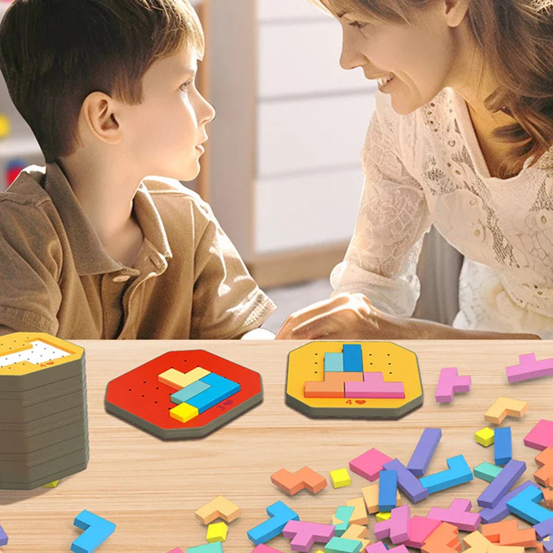 Logic Blocks™ – Färg & Kreativitet – Geometriska pussel