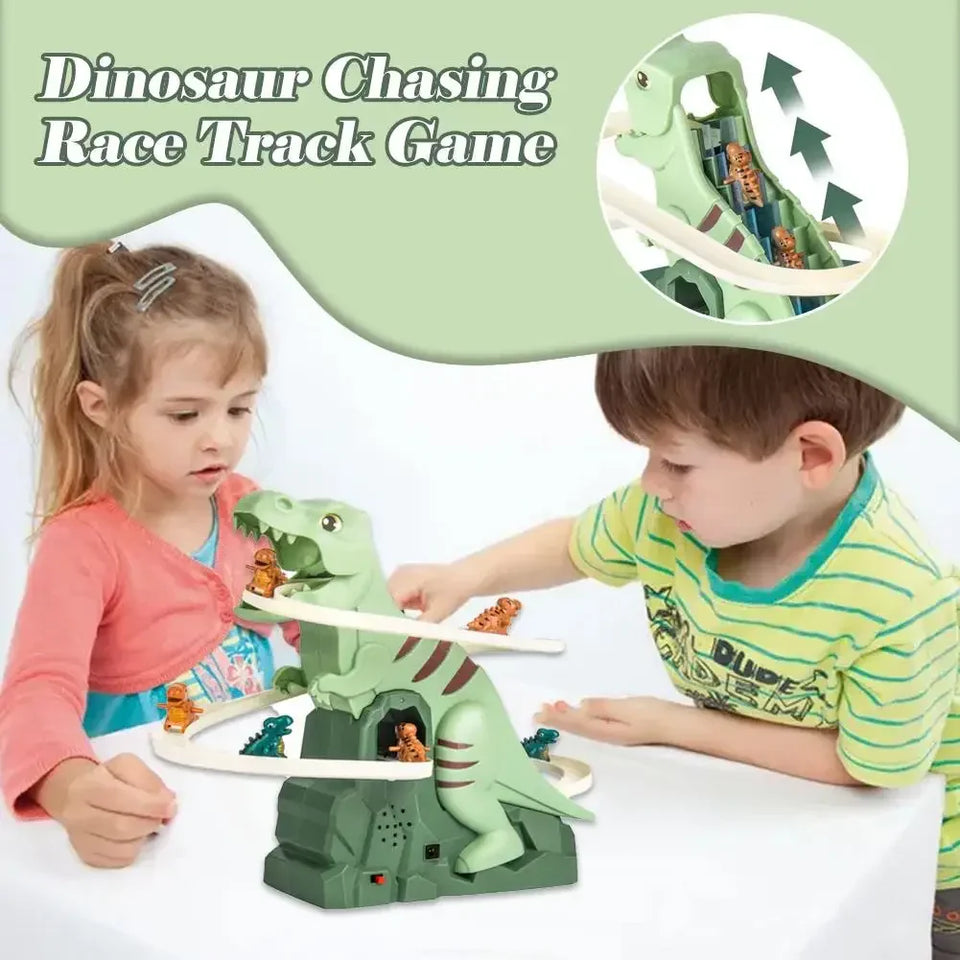Dino Slide™ – Mini berg-och-dalbana kul - Dino glidbana