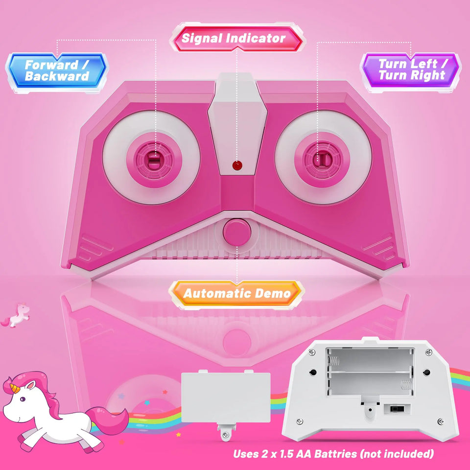 GlowRide – Färgglad och aktiv – Unicorn RC-bil