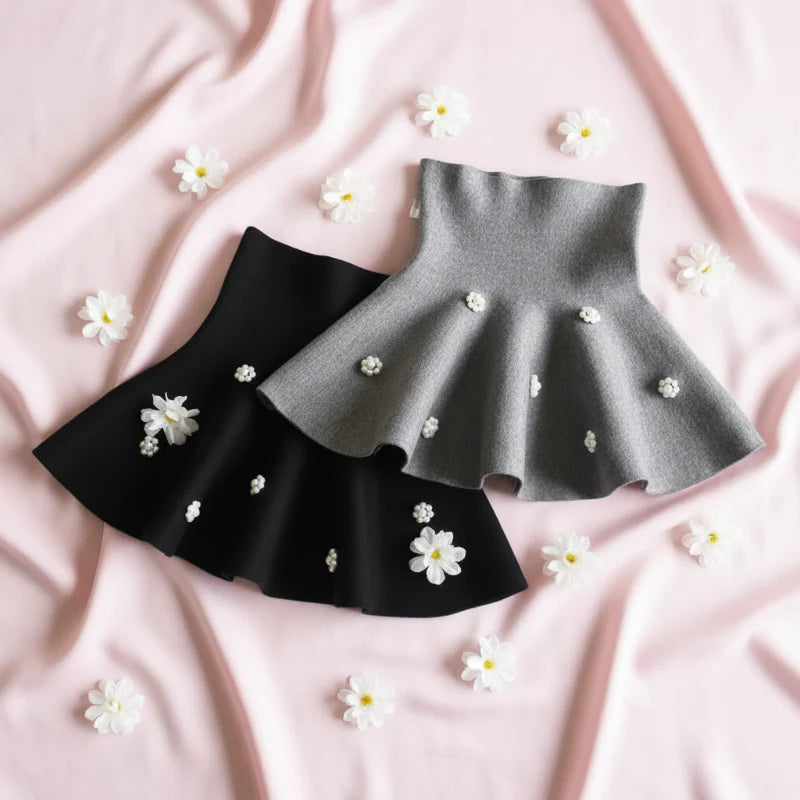 Girls Knitted Skirt – Komfort & stil – Barnkjol