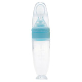 Silicone Feeding Bottle™ -  Matstund med sked - Matningsflaska i silikon