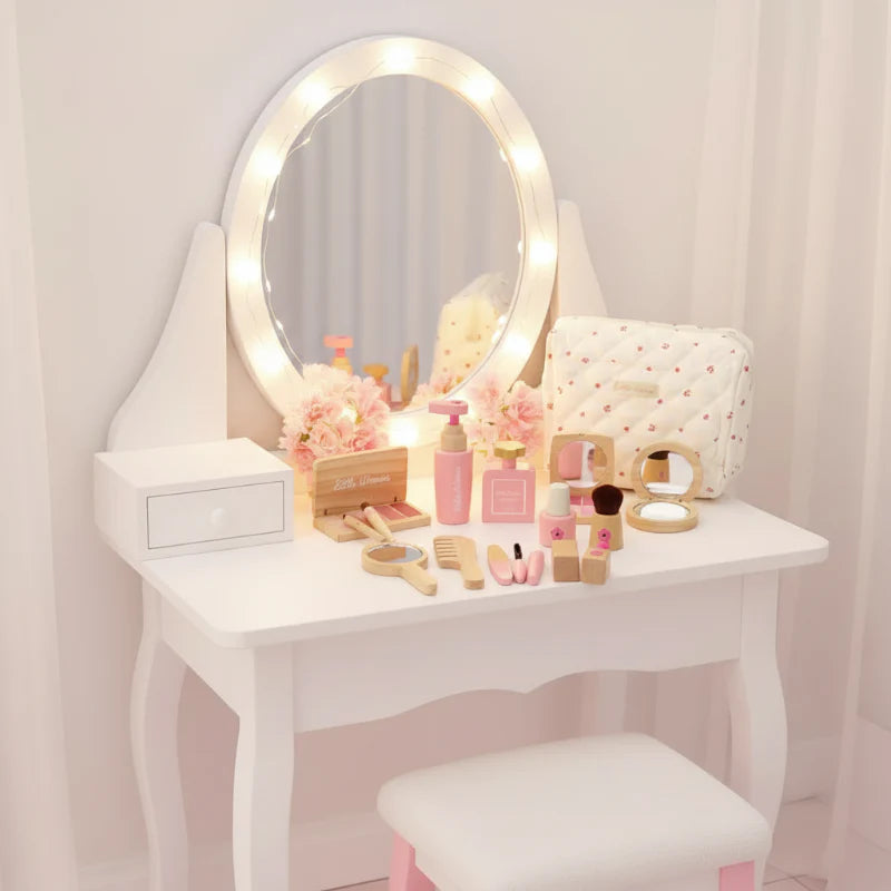 Wooden Makeup Play Set – Kreativitet & rollspel – Smink-set i trä