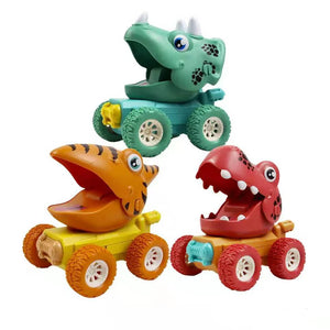 Dino Monstertruck™ - Dinosaurierace med push & go - Dinosauriebilar