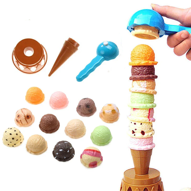 Ice Cream Stack Game™ - Balansera smakerna - Stapelspel med glass