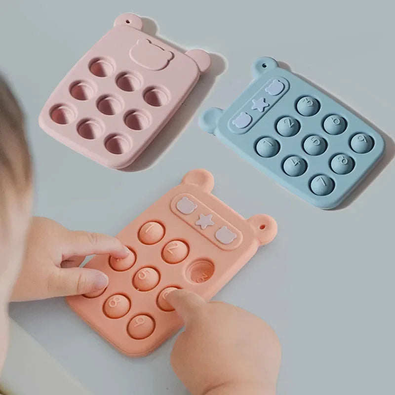 Fidget Toy™ - Bitring & Fidgetleksak i 1 - Fidget-telefon i silikon