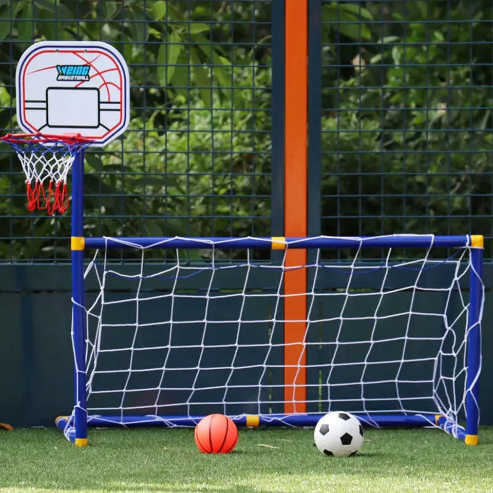 Kids Ball Games - Dubbel spelglädje – fotbolls- och basketbollsset