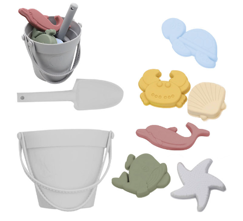 Silicone Beach Set™ - Sandäventyr med strandhink - Strandset i silikon