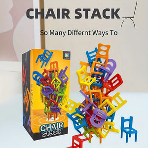 Chair Stack™ - Interaktiv och stimulerar kreativiteten - Stapla stolar-spel