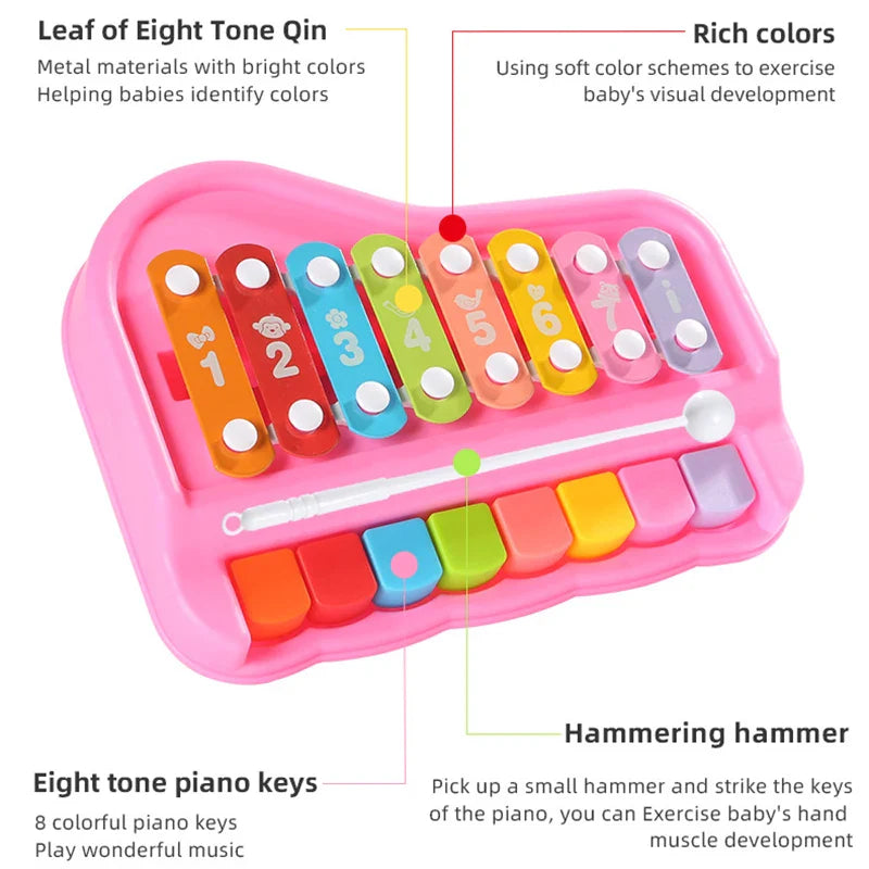 Tiny Tunes Set™ – Ljudkul – Xylofon & Piano för barn