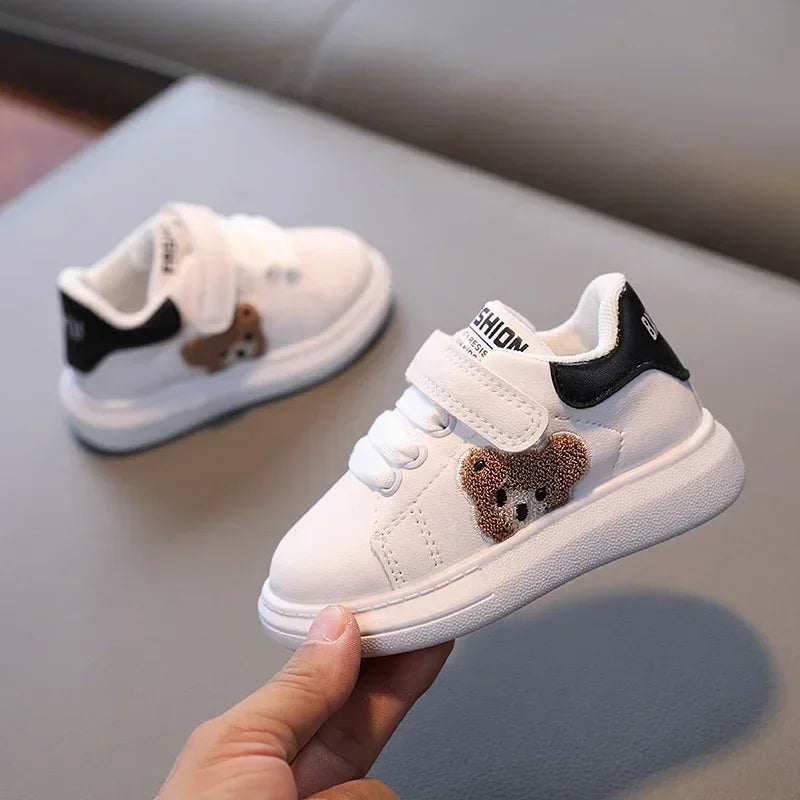 Bear Sneakers – Bekväm & söt – Barnsneakers med björnmotiv