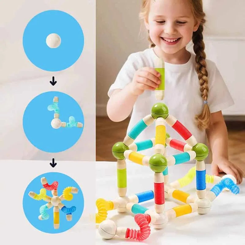 Magnetic Sticks - Oändligt byggande – flexibla magnetiska pinnar