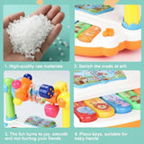 SmartSound – Musik & Ljus – Vridbar leksakspiano